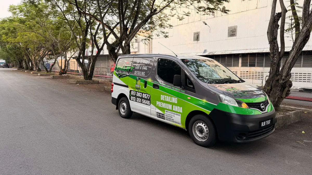 The Smart Elite mobile detailing van